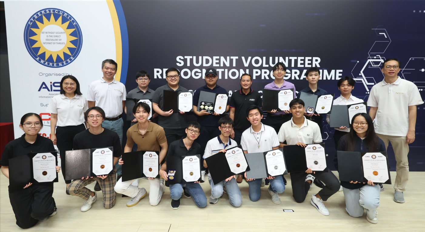 AiSP’s Student Volunteer Recognition Programme Awards
