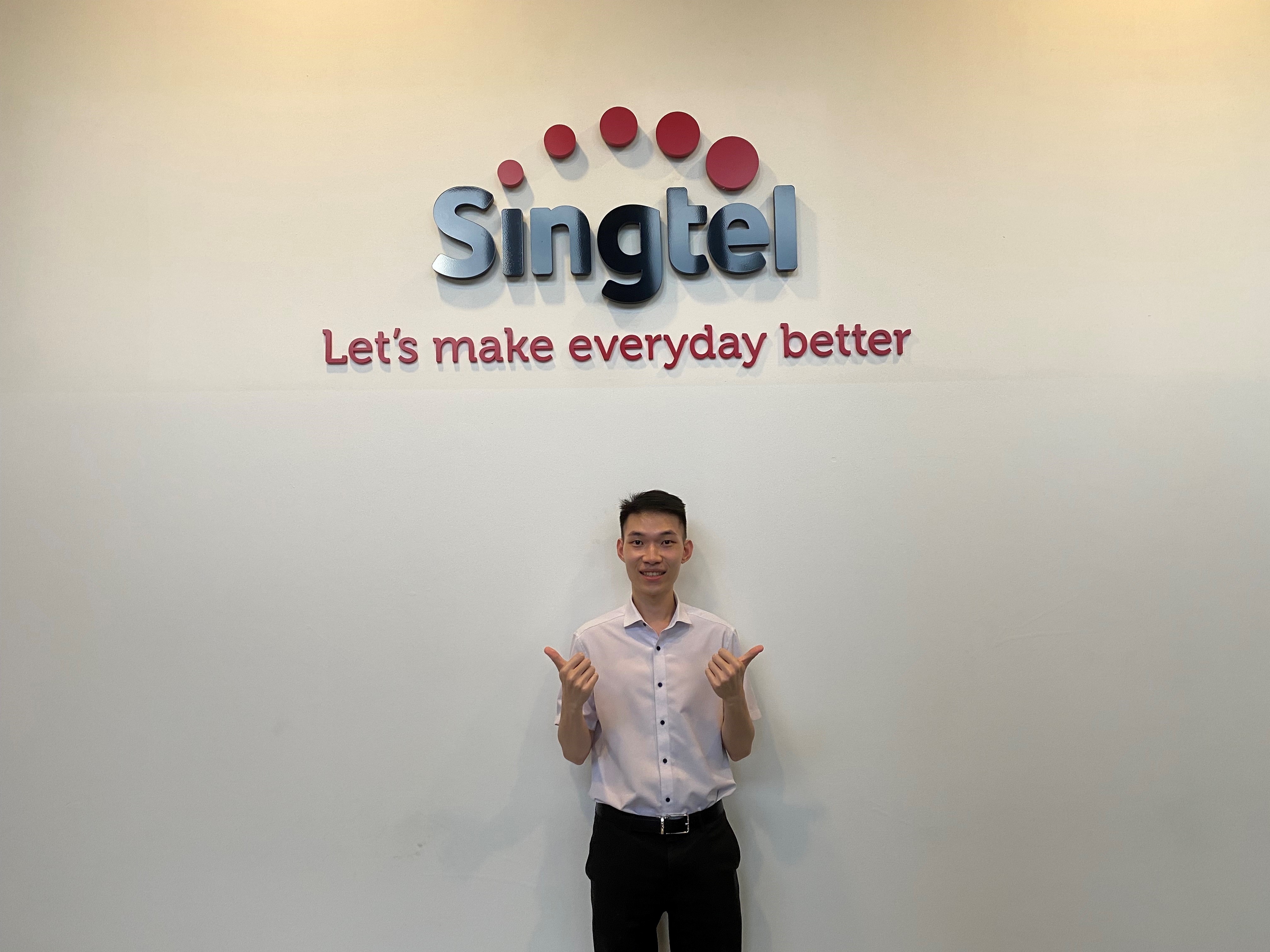 Wong Ho Yin at Singtel